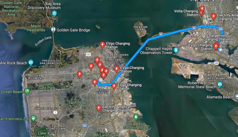 U.S. EV charging station network begins to take shape
