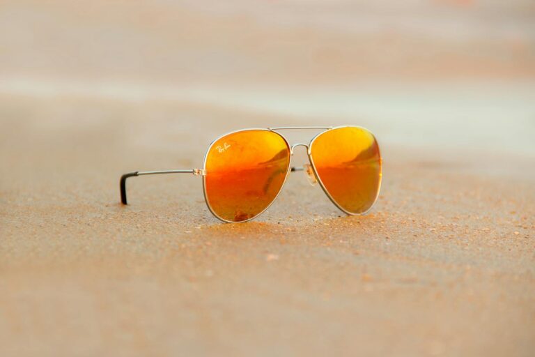 Close-up of Rayban Sunglasses