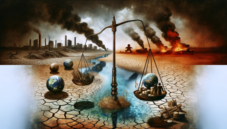 Will climate change bring Violence? Even war? The First has already happened.