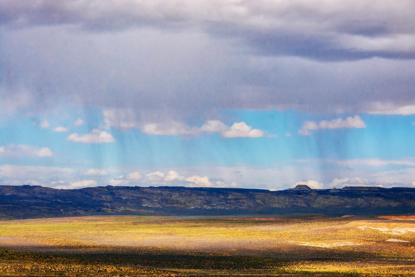 Scenic Landscape against a Cloudy Sky