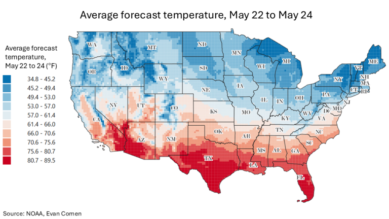 Rare May Nor’easter Bringing March-Like Cold to These Cities This Week