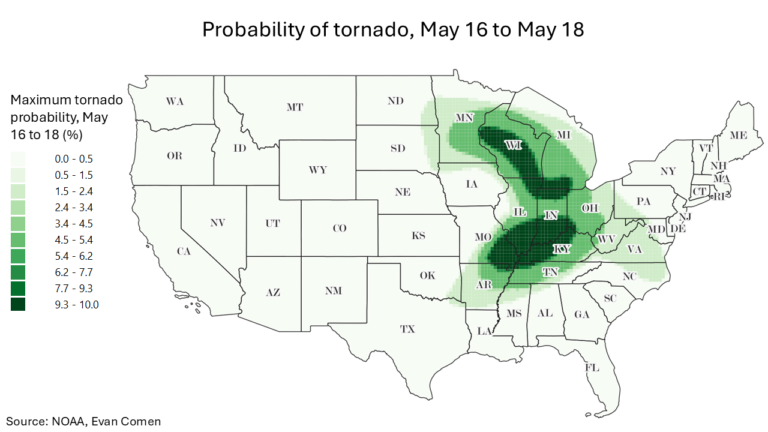 As Supercell Conditions Form, These Are the Cities Facing the Greatest Tornado Threat This Weekend