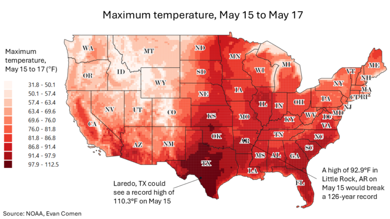 Record-Breaking, Triple-Digit Heat to Roast These Cities Across the US This Week