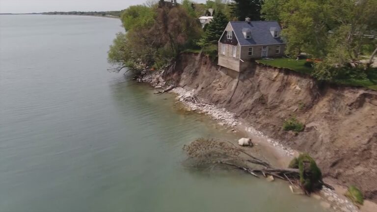 Homes Could Fall Into Lake Michigan Due to Erosion