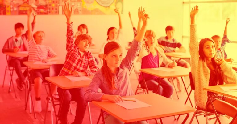 Young American School Children Forced  Into Overheated Classrooms