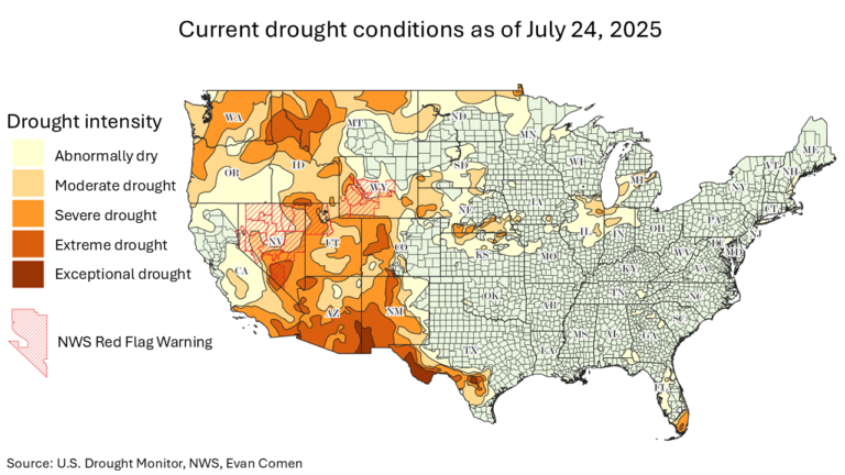 20 Cities With The Worst Drought Right Now