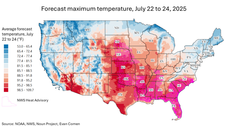 From Kansas to Coachella, These 25 Cities Will Hit 100°F This Week