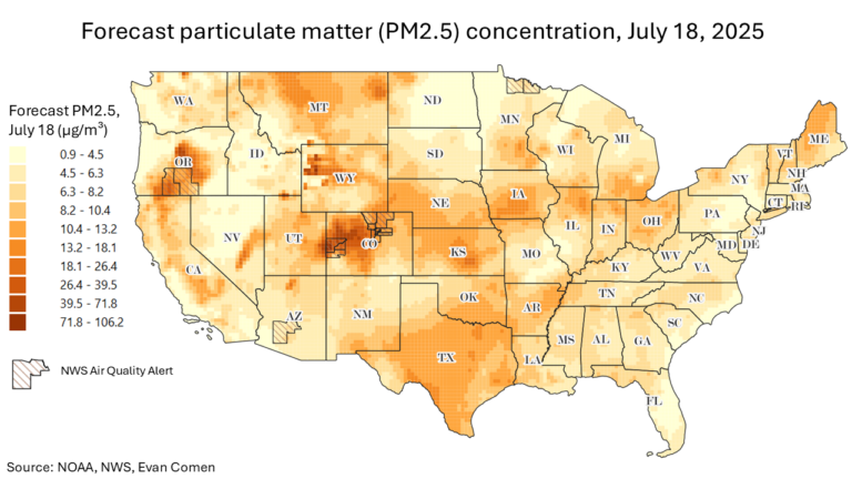 Wildfire Smoke, Other Issues To Severely Drive Down Air Quality In These Cities This Weekend