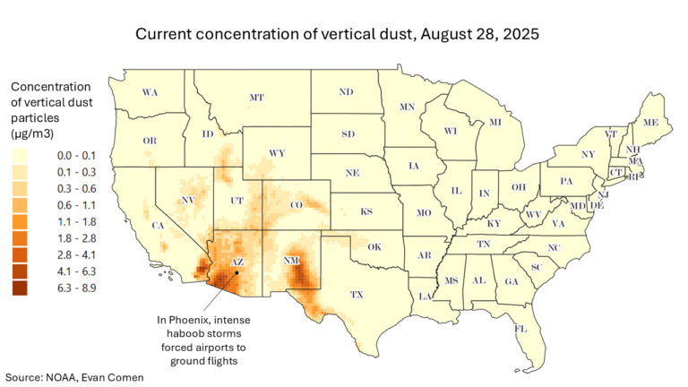 ‘Haboob storms’ Are Sweeping Through the Southwest, Leaving These 25 Cities Covered in Dust