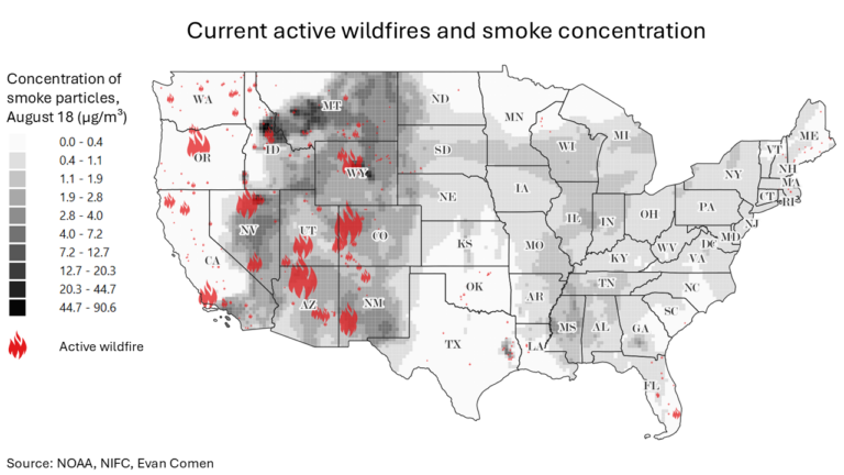 With 3 Megafires Burning Right Now: These Are The Biggest Active Wildfires Nationwide