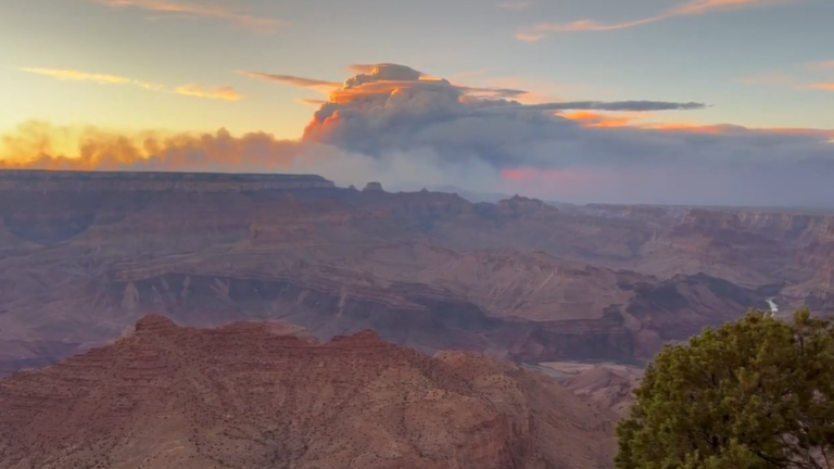 Massive Grand Canyon Wildfire Hammers  Tourism