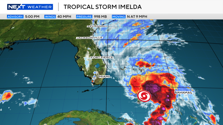 Tropical Storm Imelda Threatens U.S. Coast With Flooding