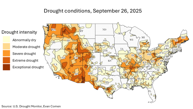 The Major Cities With the Worst Drought Right Now