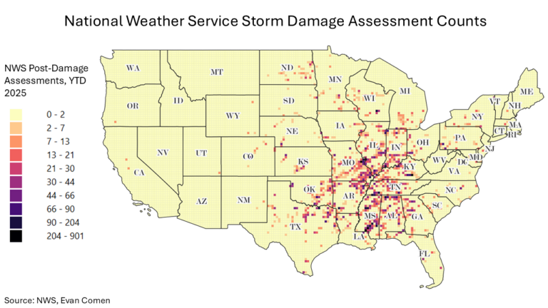 See Where Storms Have Caused the Most Damage This Year