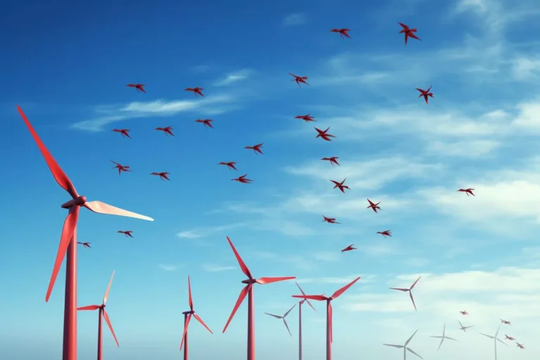 The Clash Between Wind Farms and Birds