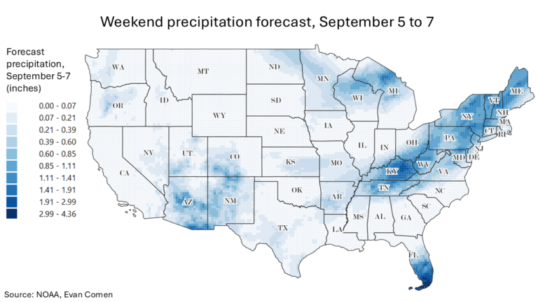 Three Slow-Moving Storm Systems Are Causing Serious Flood Risk in These 25 Cities This Weekend