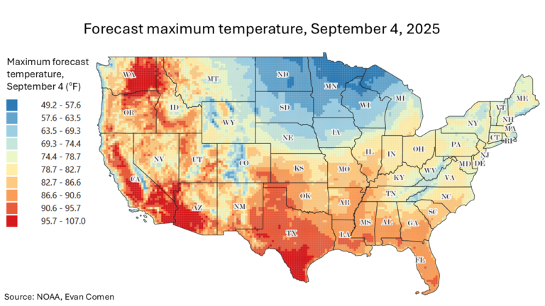 The 20 Cities Where It Will Be Over 100°F Today; Is Yours On The List?