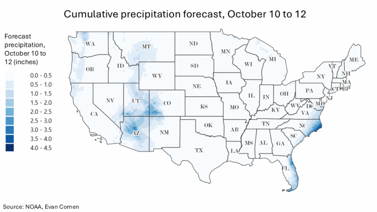 Flood Watch: Storm to Bring Several Inches of Rain to These Cities
