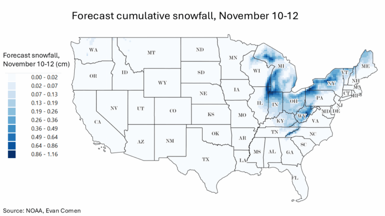 Arctic Blast Could Bring First Snow To These Cities This Week