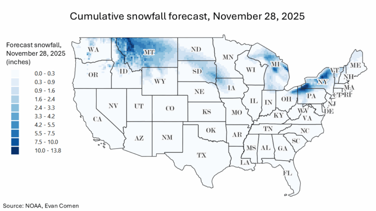 Black Friday Snowstorm To Hammer These Cities Today