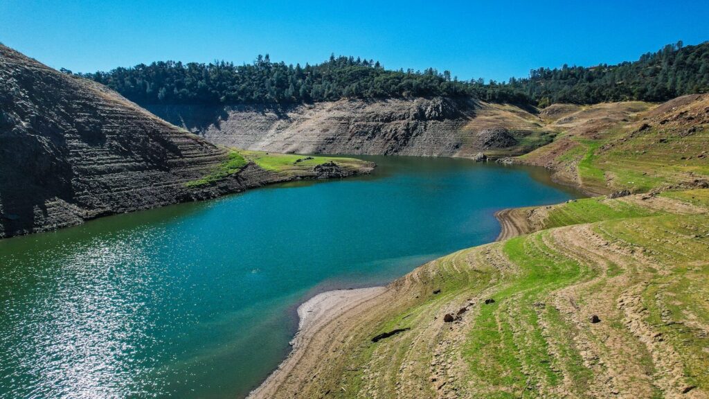 a river running through a valley