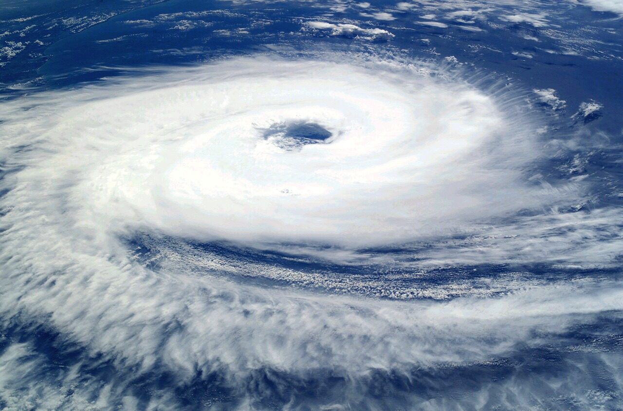 cyclone, catarina, hurricane, tropical cyclone, clouds, typhoon, storm, nature, aerial view, satellitenbid, satellite image