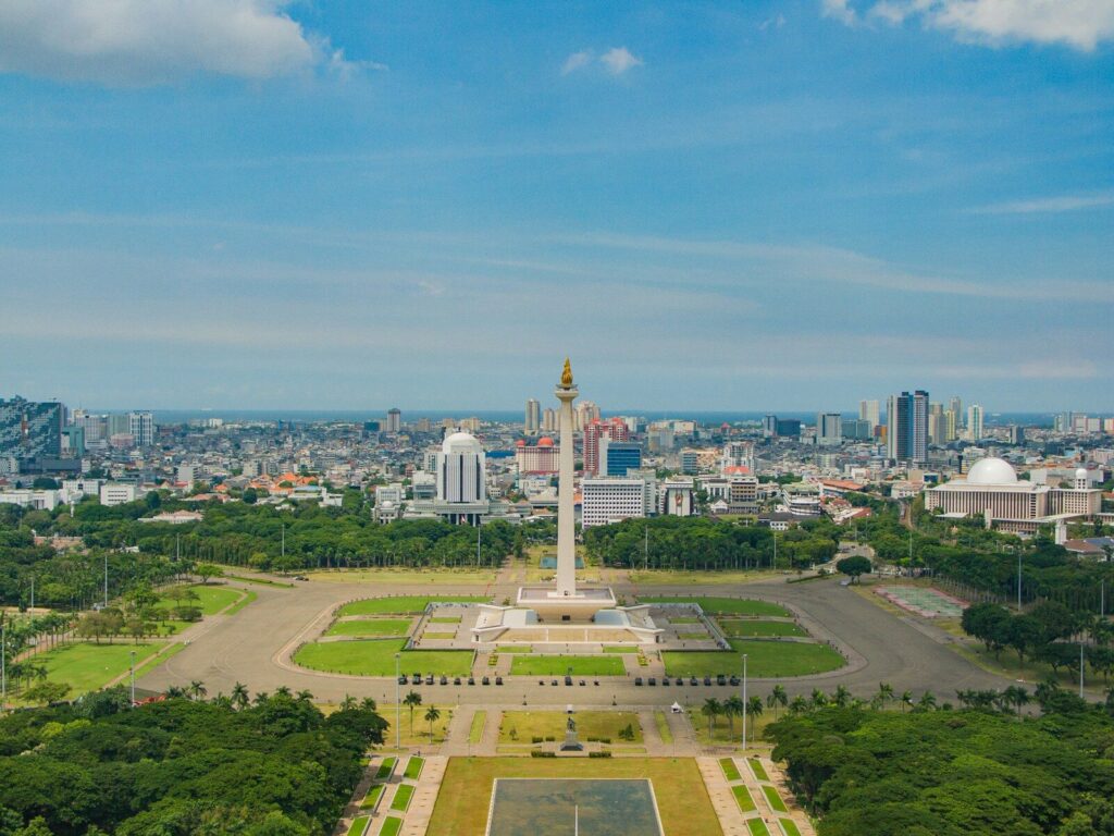 a large city landscape