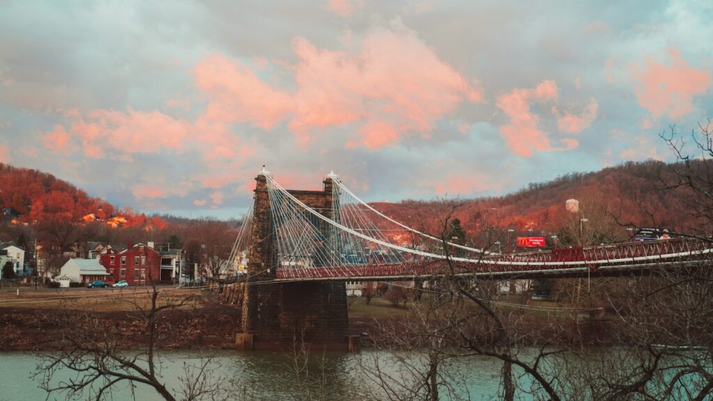 view photography of bridge